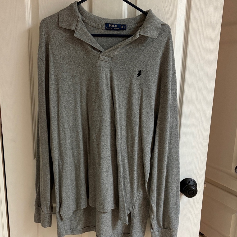 Polo by Ralph Lauren Men's Gray Polo Shirt